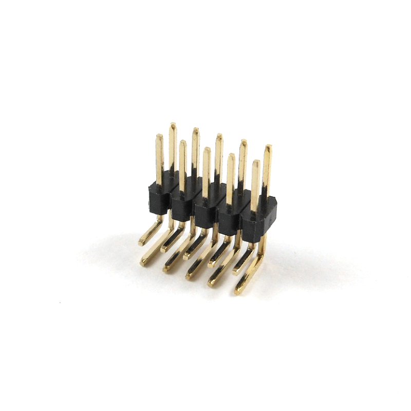 Header Male 2×5 Pins Right Angle – Pack of 5 pcs. | Artekit Labs