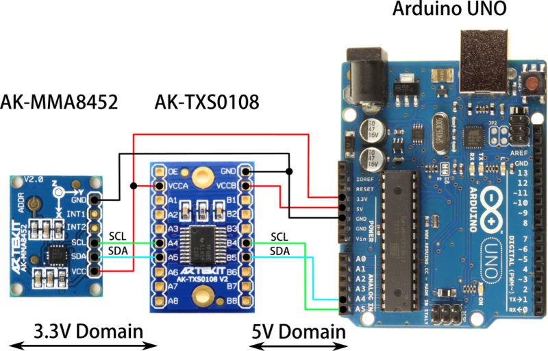 Level converter arduino схема